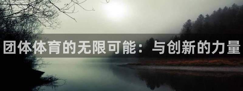 米兰体育官方正版app娱乐平台：团体体育的无限可能：与创新的
